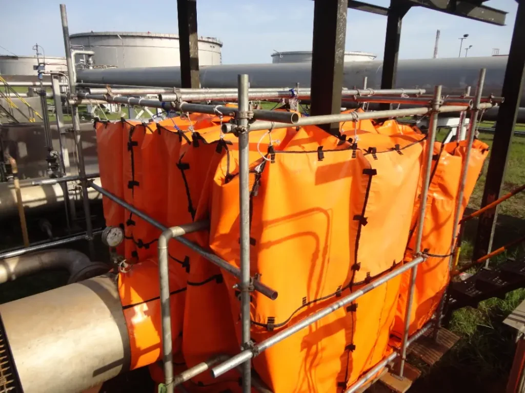 Habitat installation on defective 28” and 24” barrel door replacement at Bonny terminal